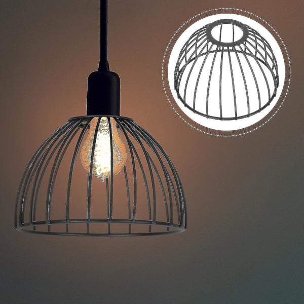 Metal Lampshade Hanging Lamp Shade Pendant Light Shade Dome Lamp Shade Replace Carousel 2