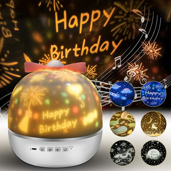 Led Starry Sky Projector With Music Night Light And 6 Projection Films Carousel 1