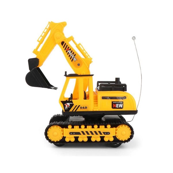 Children Remote Control Ex cavator Super Powerful Die-cast Construction Bulldo Carousel 1