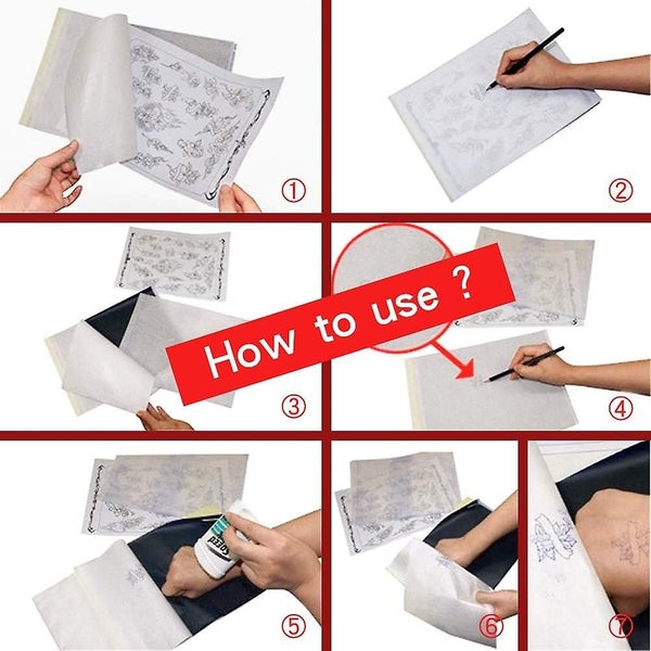 Tattoo Transfer Paper Sheets A4 Carbon Tracing Paper For Tattoo Stencils 25 Sh62929684054402112