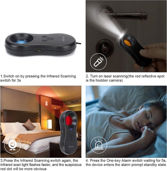Led Hidden Camera Detector Find And Detect Hidden Spy Cameras Carousel 5