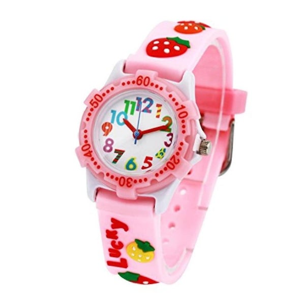 Kids Waterproof Watch Quartz Wristwatches For Boys Girls Unique Design Carousel 1