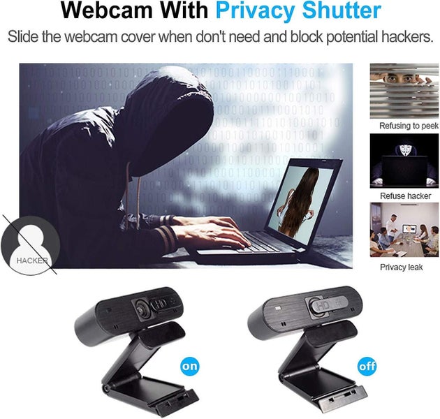 1080p Webcam With Microphone Autofocus Streaming Webcam Usb Computer Camera Fo Carousel 2