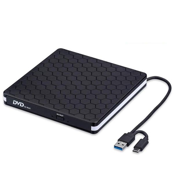 External Dvd Drive Usb 3.0 Type-c Cd Dvd Burner For Pc Laptop Macbook Carousel 1