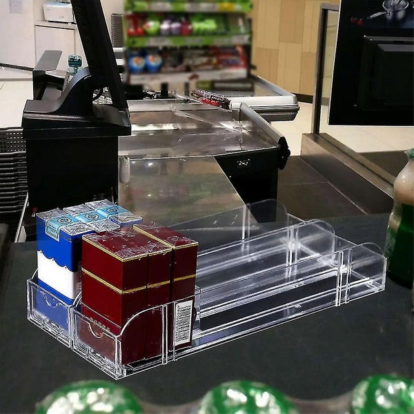 4pcs Cigarette Dispensers Automatic Cigarette Push Tray Showcase Display Cigar Carousel 2