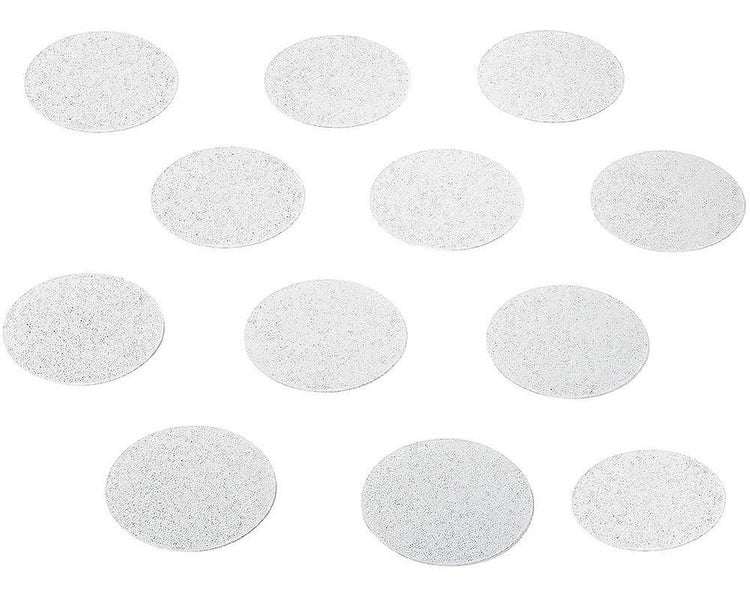 12 Shower Stickers Non-slip Bathtub Non-slip Stickers Round 10 Cm Transparent Carousel 1