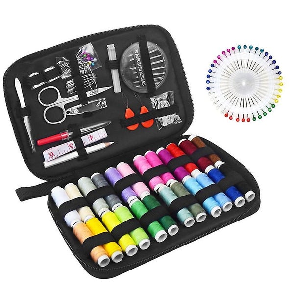 Home Sewing Set 130 Pieces Set Sewing Kit Sewing Set Hand Sewing Needle Travel Carousel 5