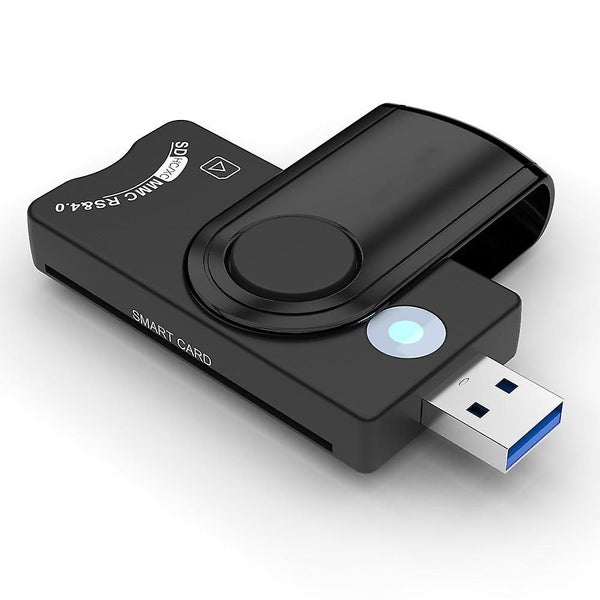 Smart Card Reader Usb 4 Ports Usb Hub Compatible With Cac Cards Sdhc Sdxc And Carousel 2