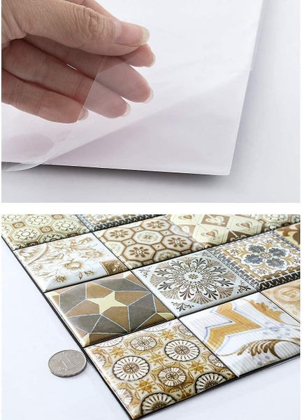 Stickers Carrelage Autocollants Tuile 3d Sticker Carrelage Mural Bton Auto-adh Carousel 1