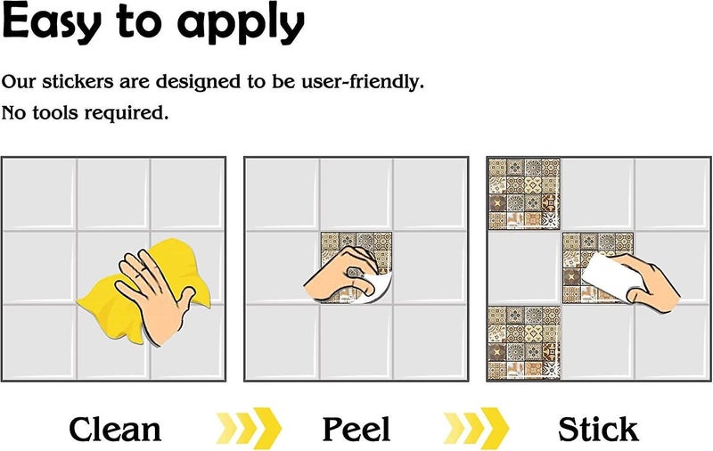 Stickers Carrelage Autocollants Tuile 3d Sticker Carrelage Mural Bton Auto-adh Carousel 2