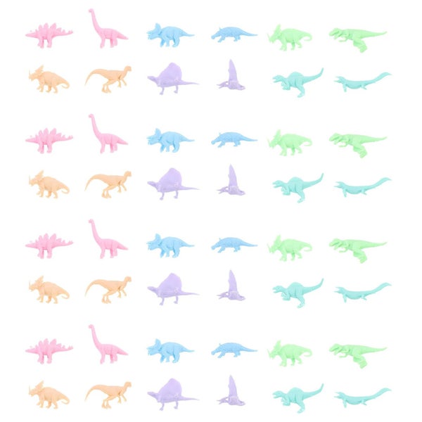 48pcs Kids Dinosaur Figurines Models Children Dinosaur Cognitive Toys Baby Toy Carousel 3