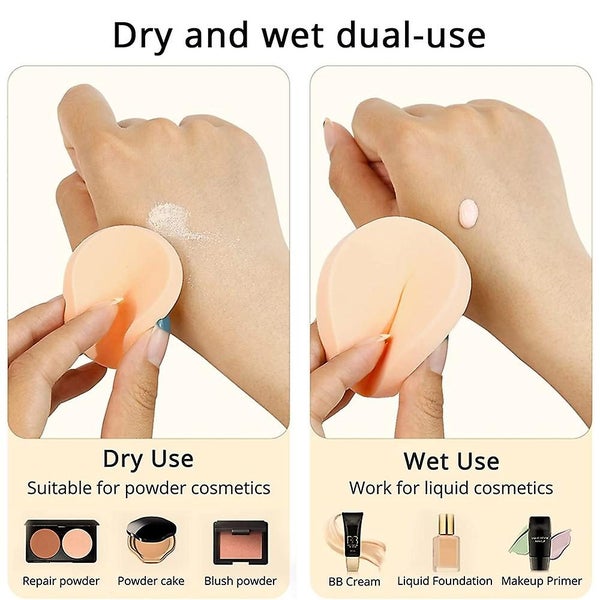12 Pcs Round Makeup Sponges Perfect For Foundation And Concealer Carousel 2