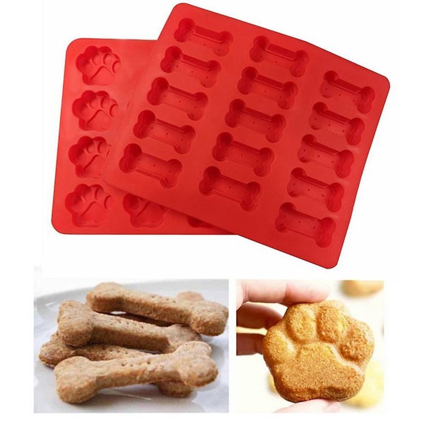 Red Dog Bones + Red Dog Footprints Cake Mold Carousel 1