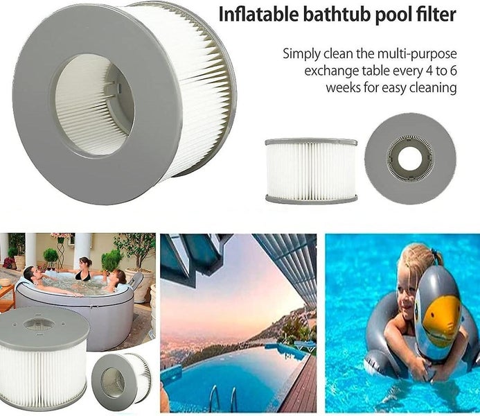 6-pack Hot Tub Filters Upgraded Version Compatible With Mspa Inflatable Pools Carousel 5