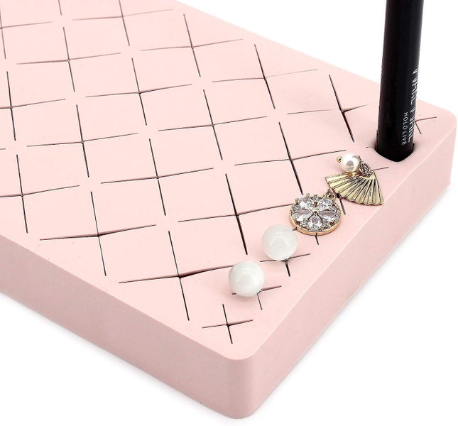 Lipstick Holder Makeup Storage Solution 36-compartment Silicone Lipstick Displ Carousel 2