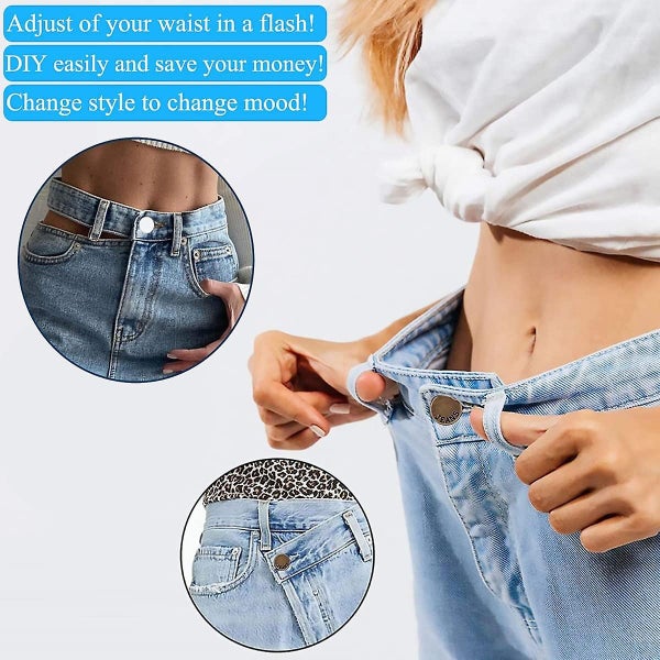 Pants Button Pins 6 Sets Jean Button Pins No Sew And No Tools Instant Adjustab Carousel 4