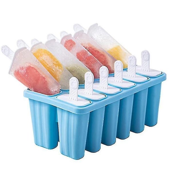 Popsicle Molds 12 Pieces Silicone Ice Pop Molds Ice Pop Make multiple Availabl Carousel 1