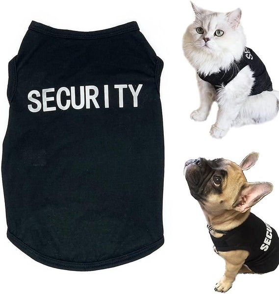 Dog Shirts Cosplay Apparel Security Dogs Costumes Summer Clothes For Pet Cat P Carousel 1