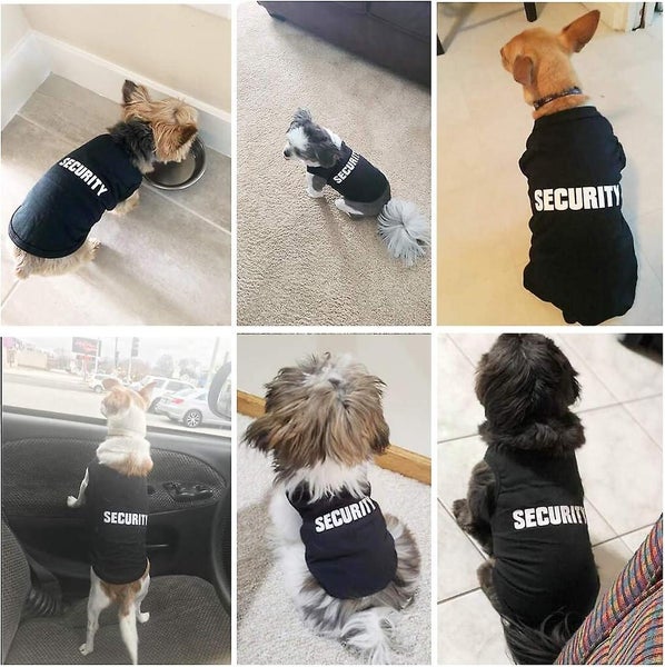 Dog Shirts Cosplay Apparel Security Dogs Costumes Summer Clothes For Pet Cat P Carousel 2