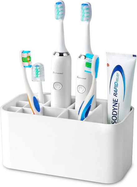 Multifunctional Electric Toothbrush Holder Wall Mounted Bathroom Stand Carousel 1