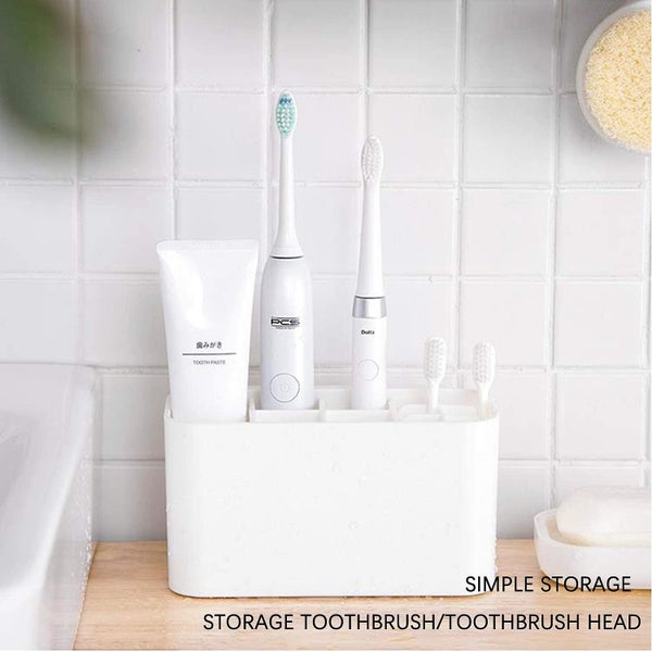Multifunctional Electric Toothbrush Holder Wall Mounted Bathroom Stand Carousel 2