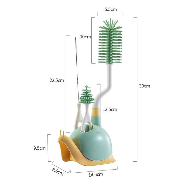 Baby Bottle Brush Cleaning Set Long Handle Water Bottles Cleaner For Baby Bott Carousel 2