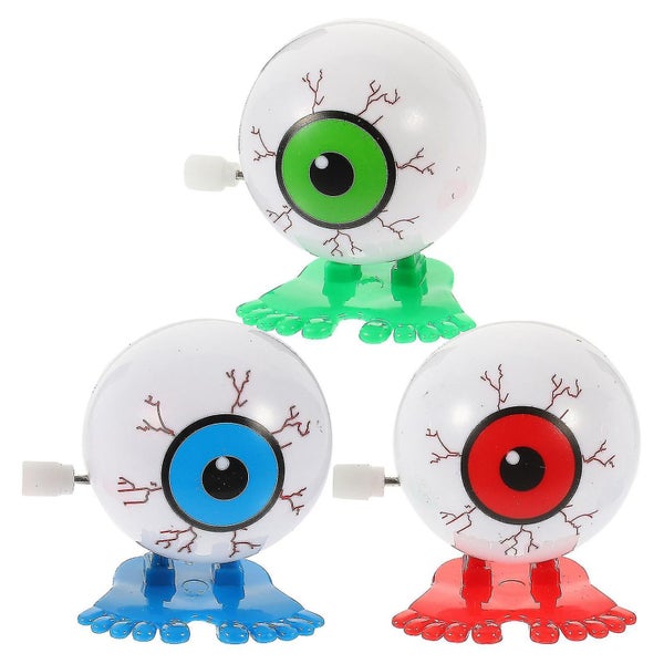 3pcs Funny Wind Up Toys Eyeballs Shaped Wind-up Toys Party Clockwork Toys Toys Carousel 1