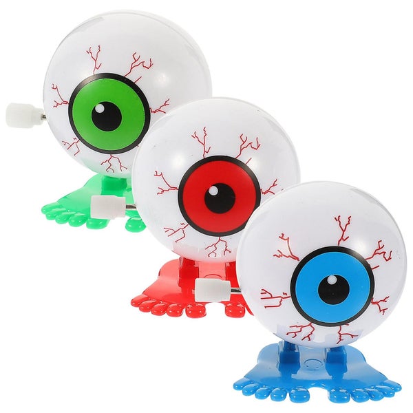 3pcs Funny Wind Up Toys Eyeballs Shaped Wind-up Toys Party Clockwork Toys Toys Carousel 2