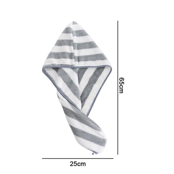 Super Absorbent Microfiber Hair Drying Towel Wrap For Wet Hair - Soft Hair Towe Carousel 2