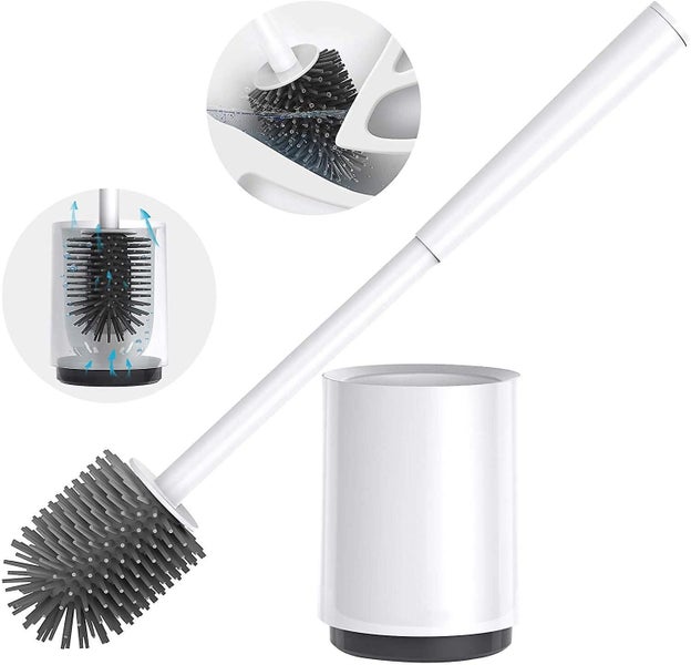 Toilet Brush And Holder Toilet Bowl Brush Wall-mounted Silicone Toilet Brush S Carousel 1
