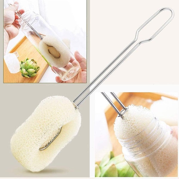 Bottle Cleaning Sponge Brush Cup Water Bottle Baby Bottle Washing Sponge Repla Carousel 2