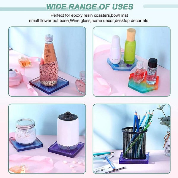 Resin Molds Pack Of 4 - Diy Mold For Casting With Resin Carousel 5