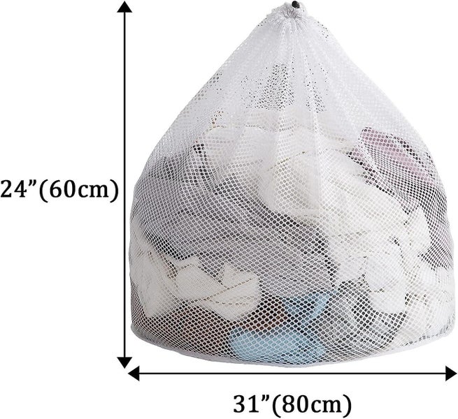 Mesh Laundry Bag 31 X 24 Inches Extra Large Laundry Bags With Drawstring Machi Carousel 5