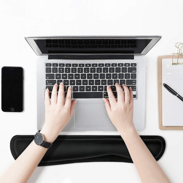 Keyboard Wrist Support - 2 Pack Black Wrist Rest And Wrist Pad For Computer - M Carousel 2