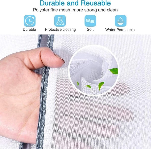 2pcs-washing Machine Laundry Bag-large Size 60*60cm Fine Mesh Carousel 2