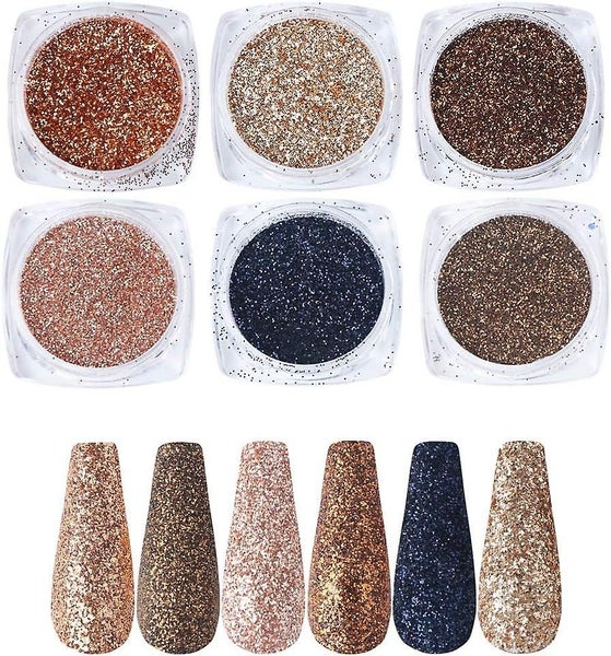Holographic Nail Powder Nail Art Glitter Supplies Ultra-thin Mermaid Chameleon Carousel 4