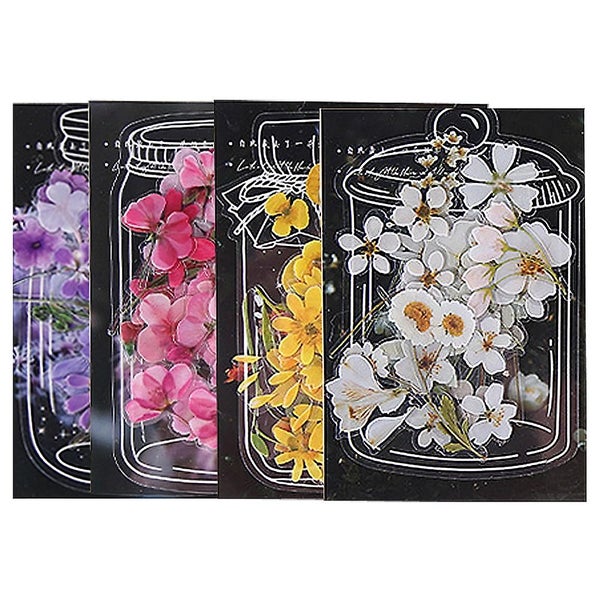 Decorative Flowers Stickers For Art Journaling And Scrapbook Diy Nature In Bot Carousel 1