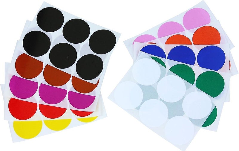 Round 2 Inch Sticker 50mm Dot Labels - Colored Circle Stickers - Permanent Adhe Carousel 2