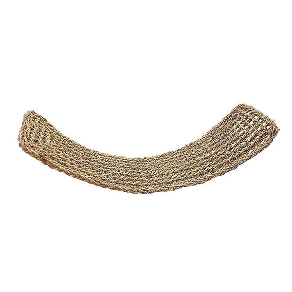 1pc Practical Lizards Hammock Lizards Sea-weed Woven Mat Pet Mat light Brown Carousel 1