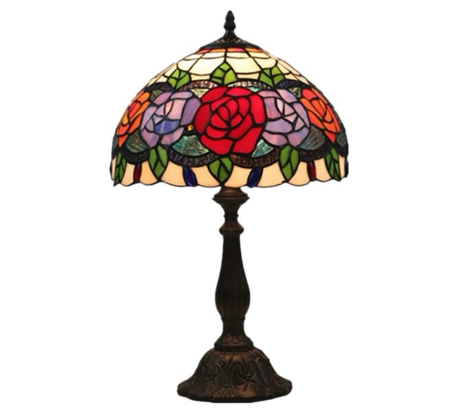 New Design Handmade Tiffany Table Lamp Carousel 1