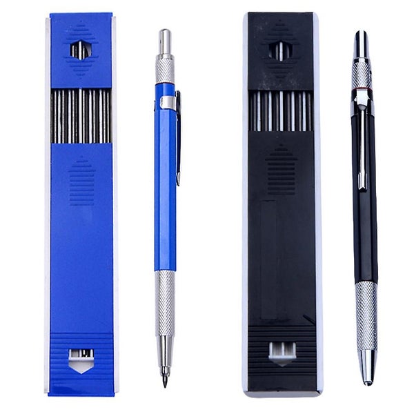 2 Sets Mechanical Pencil Automatic Lead Pencils For Carpenters Drawing Marking Carousel 1