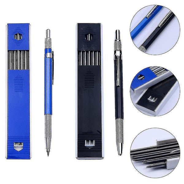 2 Sets Mechanical Pencil Automatic Lead Pencils For Carpenters Drawing Marking Carousel 3