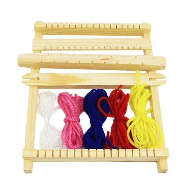 Small Size Diy Hand-knitting Wooden Loom Toys Children Weaving Machine Intelle Carousel 1