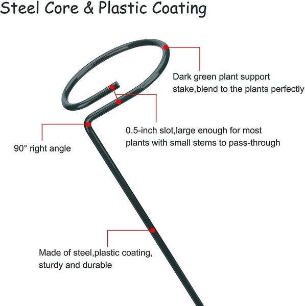 Plant Support Plant Support Stakes Ring Cage Metal Garden Plant Stake Plant S Carousel 2