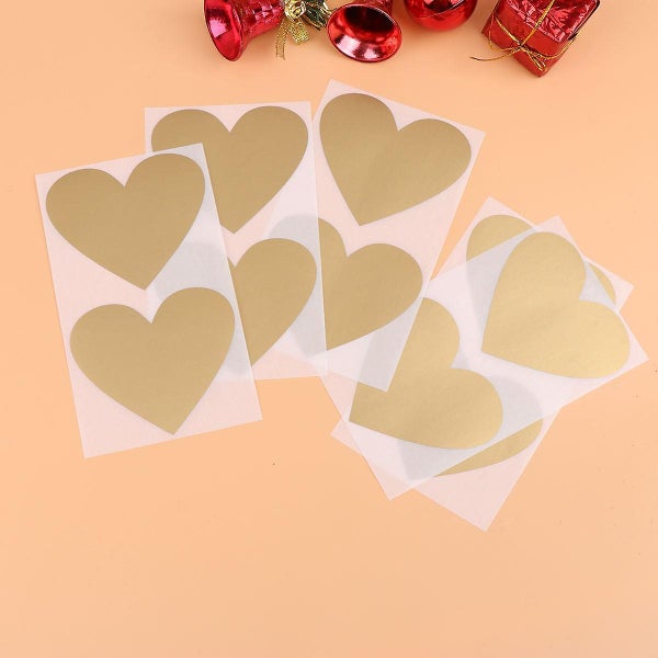 50 Pcs Color Stickers Scratch Off Sticker The Office Stickers Scratch Off Gold Carousel 4