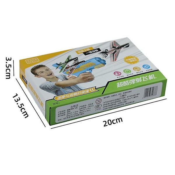 1 Set Of Ejector Toy Foams Catapult Aircraft Children Outdoor Flight Toy Carousel 5