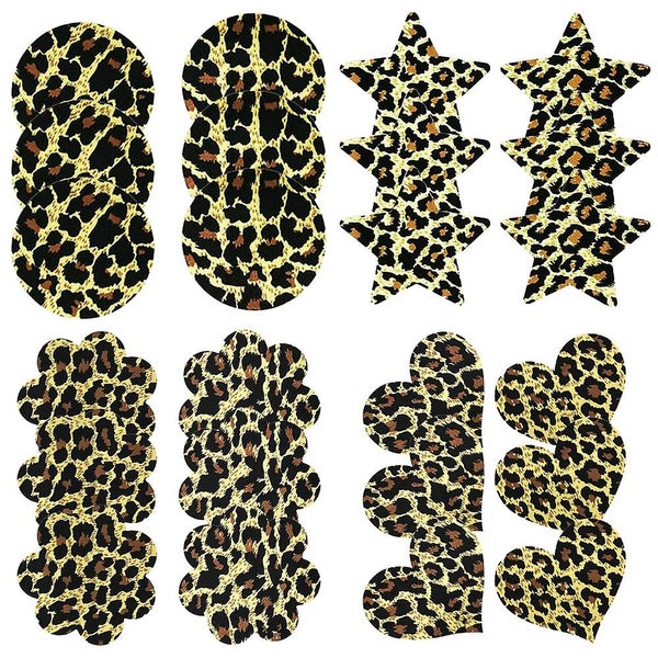 Leopard Print Nipple Cover Self Adhesive Breast Pasties Carousel 1