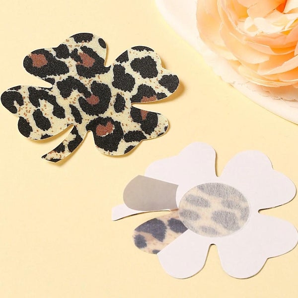Leopard Print Nipple Cover Self Adhesive Breast Pasties Carousel 5