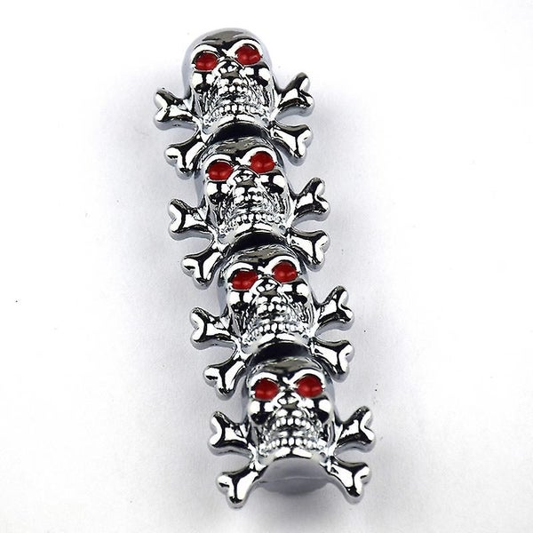12 Pieces Chrome Skull Valve Caps Tire Caps Car Accessories Universal Valve Ca Carousel 1