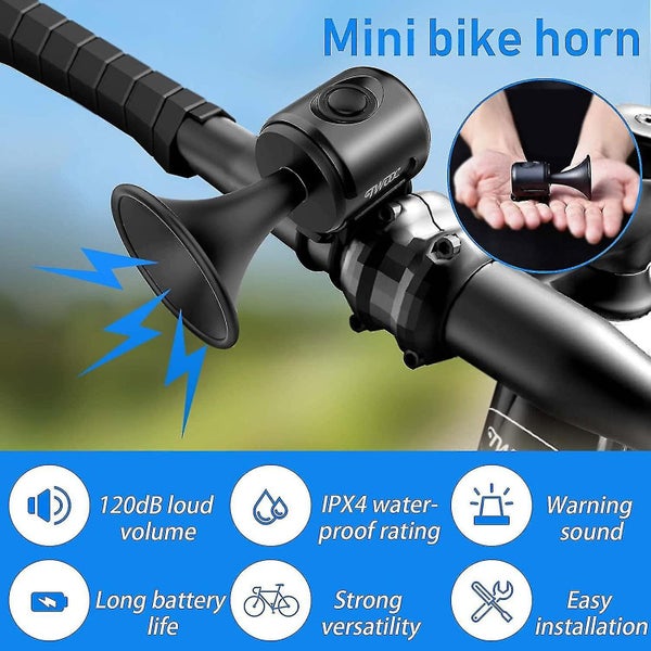 120db Bicycle Bell Bike Electronic Loud Horn Ipx 4 Waterproof Bicycle Warning Carousel 2